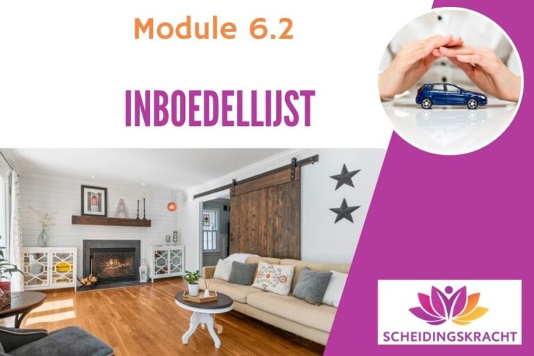 Inboedellijst bij scheiding