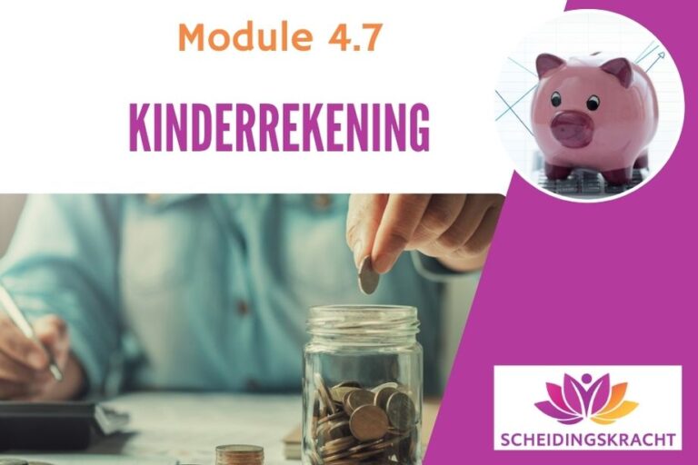 Kinderrekening bij echtscheiding