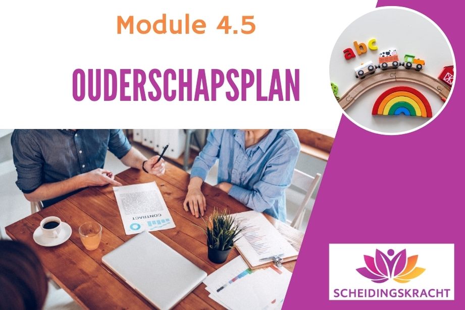 Ouderschapsplan bij echtscheiding